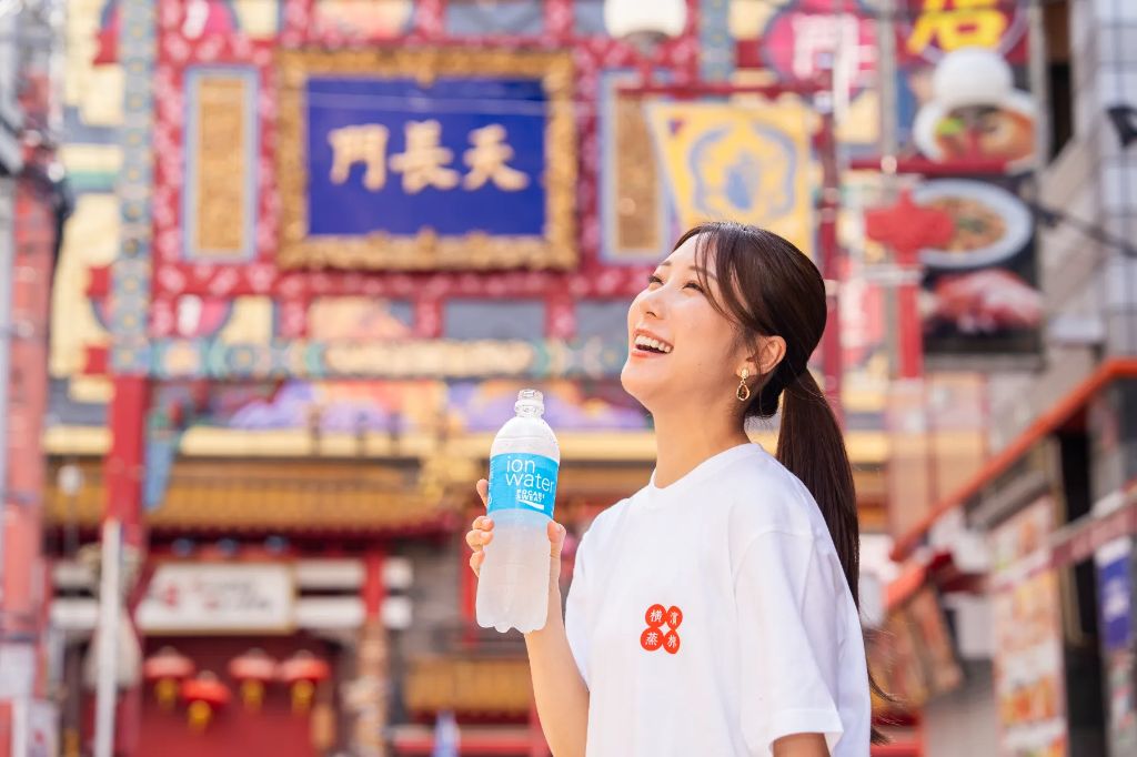 横浜旅✕ポカリスウェット イオンウォーター コラボポスター撮影